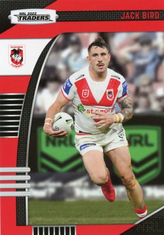 2022 NRL Traders Common Card - Base 122 Jack Bird St George Dragons