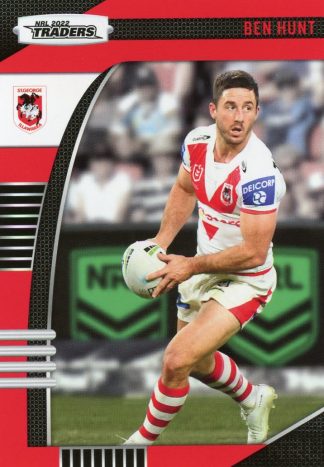 2022 NRL Traders Common Card - Base 123 Ben Hunt St George Dragons