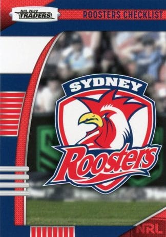 2022 NRL Traders Common Card - Base 131 Checklist Sydney Roosters
