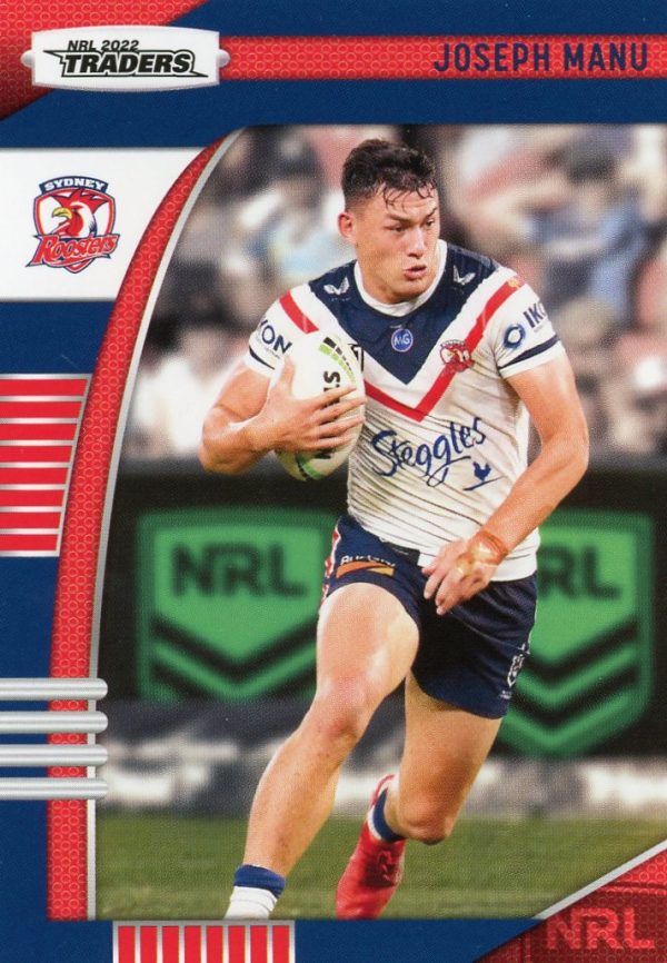 2022 NRL Traders Common Card - Base 133 Joseph Manu Sydney Roosters