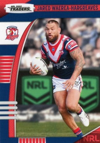 2022 NRL Traders Common Card - Base 139 Jared Waerea-Hargreaves Sydney Roosters