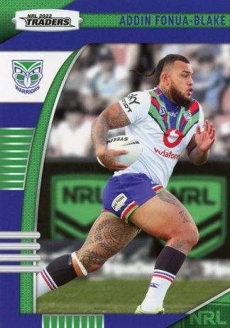 2022 NRL Traders Common Card - Base 144 Addin Fonua-Blake Warriors