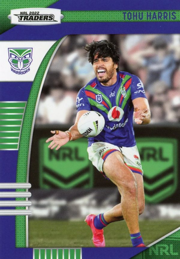 2022 NRL Traders Common Card - Base 145 Tohu Harris Warriors