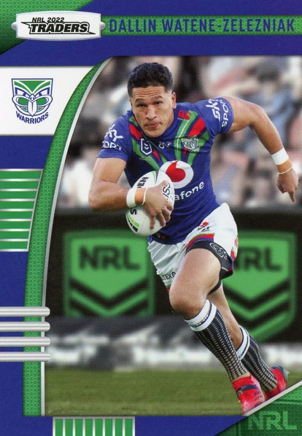 2022 NRL Traders Common Card - Base 150 Dallin Watene-Zelezniak Warriors
