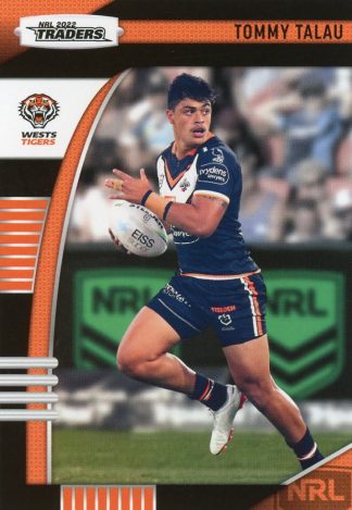 2022 NRL Traders Common Card - Base 157 Tommy Talau Wests Tigers