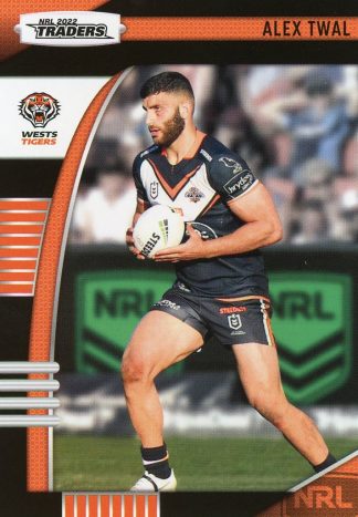 2022 NRL Traders Common Card - Base 159 Alex Twal Wests Tigers
