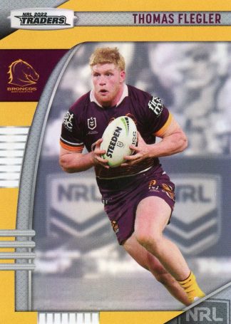 2022 NRL Traders Pearl Specials - PS004 Thomas Flegler Brisbane Broncos