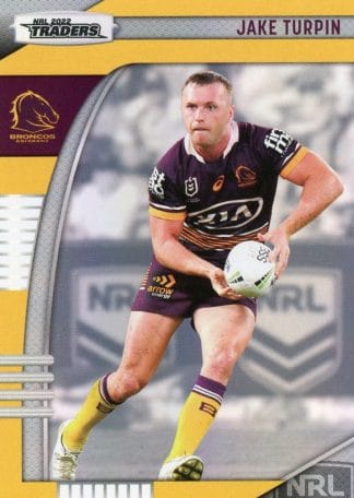 2022 NRL Traders Pearl Specials - PS010 Jake Turpin Brisbane Broncos