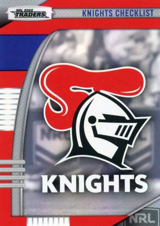 2022 NRL Traders Pearl Specials - PS071 Checklist Newcastle Knights