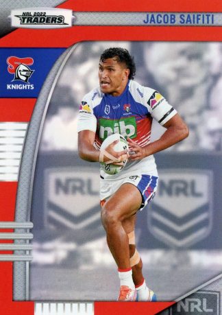 2022 NRL Traders Pearl Specials - PS080 Jacob Saifiti Newcastle Knights
