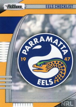 2022 NRL Traders Pearl Specials - PS091 Checklist Parramatta Eels