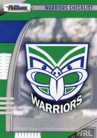 2022 NRL Traders Pearl Specials - PS141 Checklist Warriors