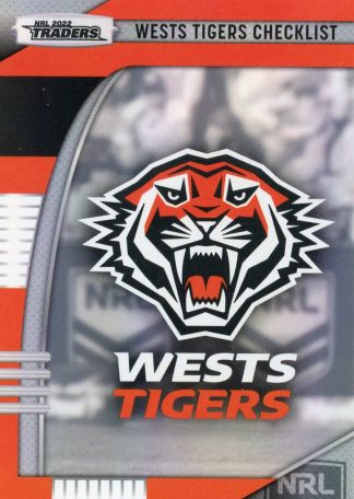 2022 NRL Traders Pearl Specials - PS151 Checklist Wests Tigers