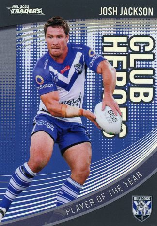 2022 NRL Traders Club Hero Parallel - CHP05 Josh Jackson Canterbury Bulldogs