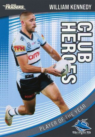 2022 NRL Traders Club Hero Parallel - CHP07 William Kennedy Cronulla Sharks