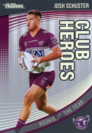 2022 NRL Traders Club Hero Parallel - CHP12 Josh Schuster Manly Sea Eagles