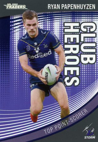 2022 NRL Traders Club Hero Parallel - CHP14 Ryan Papenhuyzen Melbourne Storm