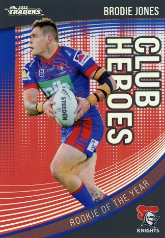 2022 NRL Traders Club Hero Parallel - CHP16 Brodie Jones Newcastle Knights