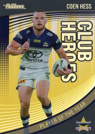 2022 NRL Traders Club Hero Parallel - CHP17 Coen Hess North QLD Cowboys