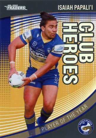 2022 NRL Traders Club Hero Parallel - CHP19 Isaiah Papali'i Parramatta Eels