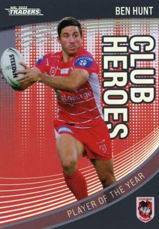 2022 NRL Traders Club Hero Parallel - CHP25 Ben Hunt St George Dragons
