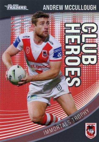 2022 NRL Traders Club Hero Parallel - CHP26 Andrew McCullough St George Dragons
