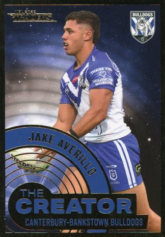2022 NRL Traders The Creator - TC03 Jake Averillo Canterbury Bulldogs