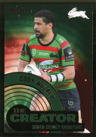 2022 NRL Traders The Creator - TC12 Cody Walker South Sydney Rabbitohs