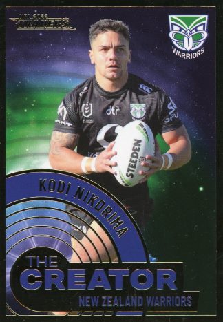 2022 NRL Traders The Creator - TC15 Kodi Nikorima Warriors