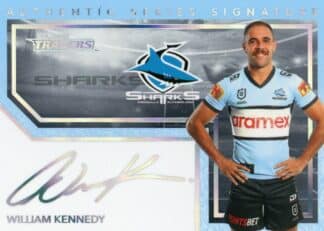 2022 NRL Traders Signature Series Silver - AS04 William Kennedy Cronulla Sharks