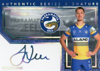 2022 NRL Traders Signature Series Silver - AS10 Shaun Lane Parramatta Eels