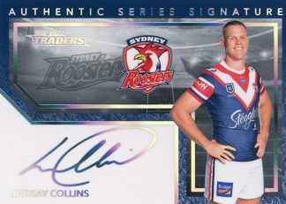 2022 NRL Traders Signature Series Silver - AS14 Lindsay Collins Sydney Roosters