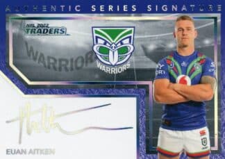 2022 NRL Traders Signature Series Silver - AS15 Euan Aitken Warriors