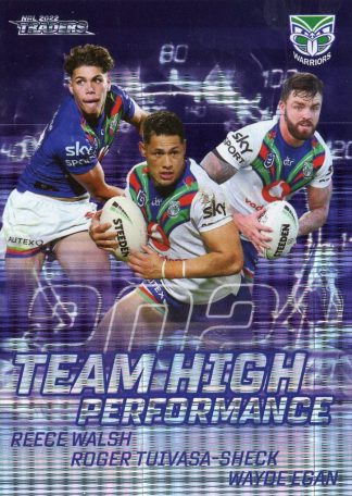 2022 NRL Traders High Performance Team Parallel - HPTP15 Warriors
