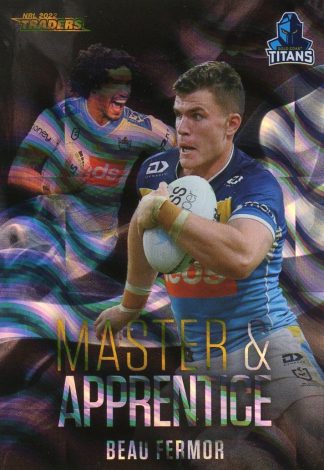 2022 NRL Traders Master & Apprentice Black Priority - MABKP10 Beau Fermor Gold Coast Titans