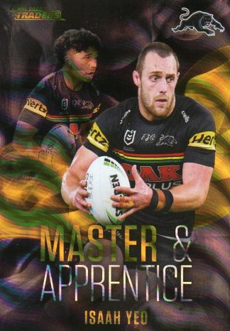 2022 NRL Traders Master & Apprentice Black Priority - MABKP21 Isaah Yeo Penrith Panthers