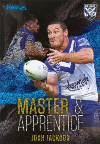 2022 NRL Traders Master & Apprentice Blue - MAB05 Josh Jackson Canterbury Bulldogs
