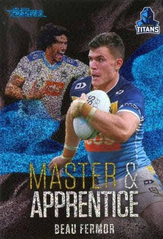 2022 NRL Traders Master & Apprentice Blue - MAB10 Beau Fermor Gold Coast Titans