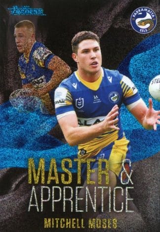 2022 NRL Traders Master & Apprentice Blue - MAB19 Mitchell Moses Parramatta Eels