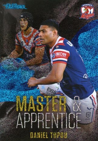 2022 NRL Traders Master & Apprentice Blue - MAB27 Daniel Tupou Sydney Roosters