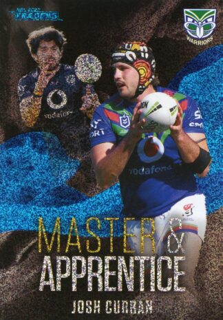 2022 NRL Traders Master & Apprentice Blue - MAB30 Josh Curran Warriors