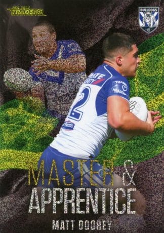 2022 NRL Traders Master & Apprentice Green - MAG06 Matt Doorey Canterbury Bulldogs