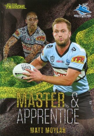 2022 NRL Traders Master & Apprentice Green - MAG07 Matt Moylan Cronulla Sharks