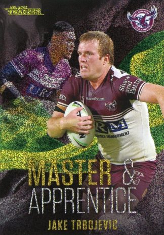 2022 NRL Traders Master & Apprentice Green - MAG11 Jake Trbojevic Manly Sea Eagles