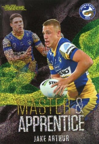 2022 NRL Traders Master & Apprentice Green - MAG20 Jake Arthur Parramatta Eels