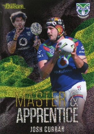 2022 NRL Traders Master & Apprentice Green - MAG30 Josh Curran Warriors