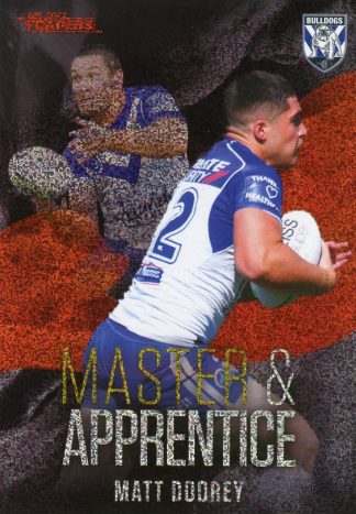 2022 NRL Traders Master & Apprentice Red - MAR06 Matt Doorey Canterbury Bulldogs