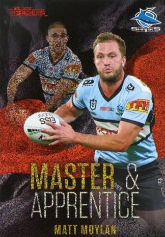 2022 NRL Traders Master & Apprentice Red - MAR07 Matt Moylan Cronulla Sharks