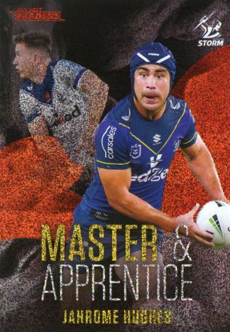 2022 NRL Traders Master & Apprentice Red - MAR13 Jahrome Hughes Melbourne Storm