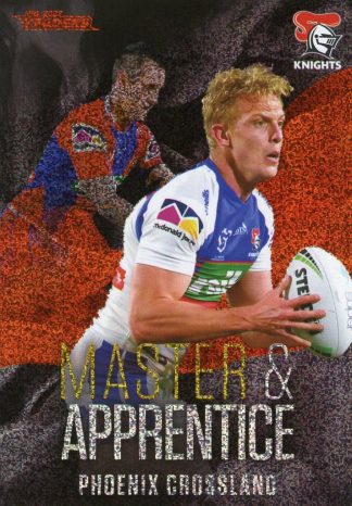 2022 NRL Traders Master & Apprentice Red - MAR16 Phoenix Crossland Newcastle Knights